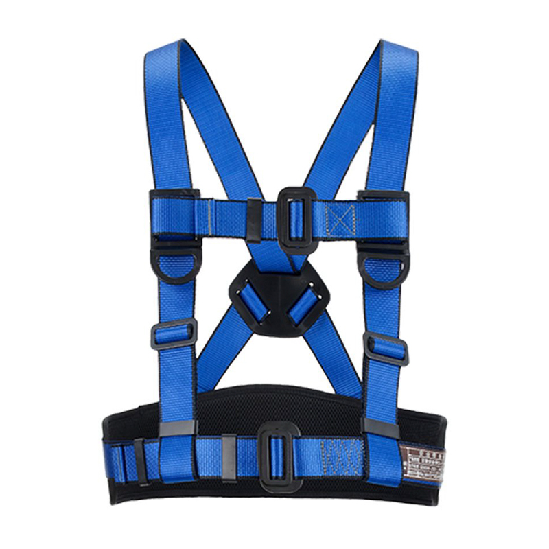 HT66-002101 Blauw veiligheidsharnas voor het halve lichaam met hoge zichtbaarheid